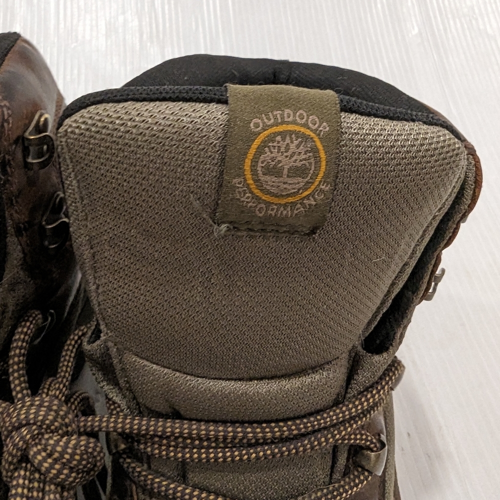 TIMBERLAND Men's Chocorua Trail mid brown leather waterproof hiking boots - Picture 13 of 14